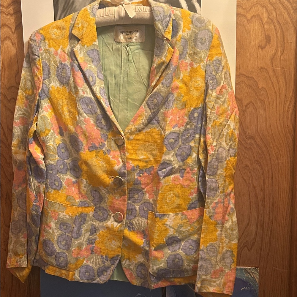 Vintage Women's Flowered 💐 Jacket